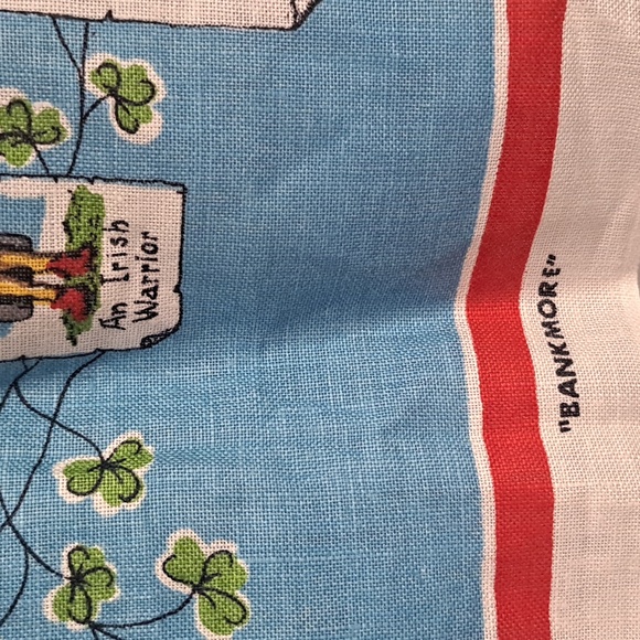 Vintage Irish Linen Bankmore Tea Towel Ireland NWOT 1980… - Picture 9 of 9